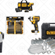DEWALT Drill/Driver, Impact Driver, Drill Bit Combo | $149 | Amazon
DEWALT 205 Piece Mechanics Tool Set | $90 | Amazon
DEWALT Laser Line + Tripod | $345 | Amazon